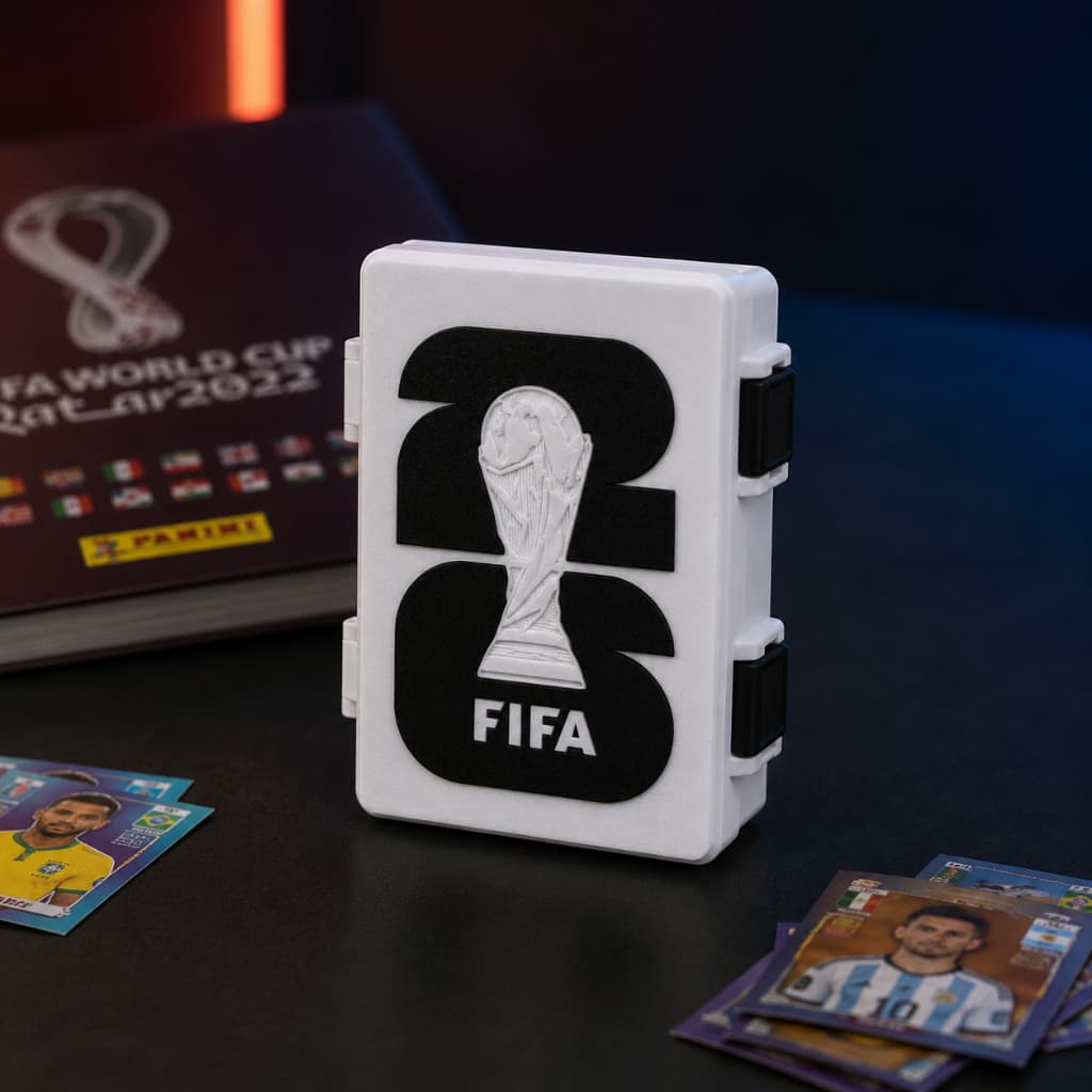 Porta Figurinhas Copa do Mundo | Organizador de Figurinhas Futebol