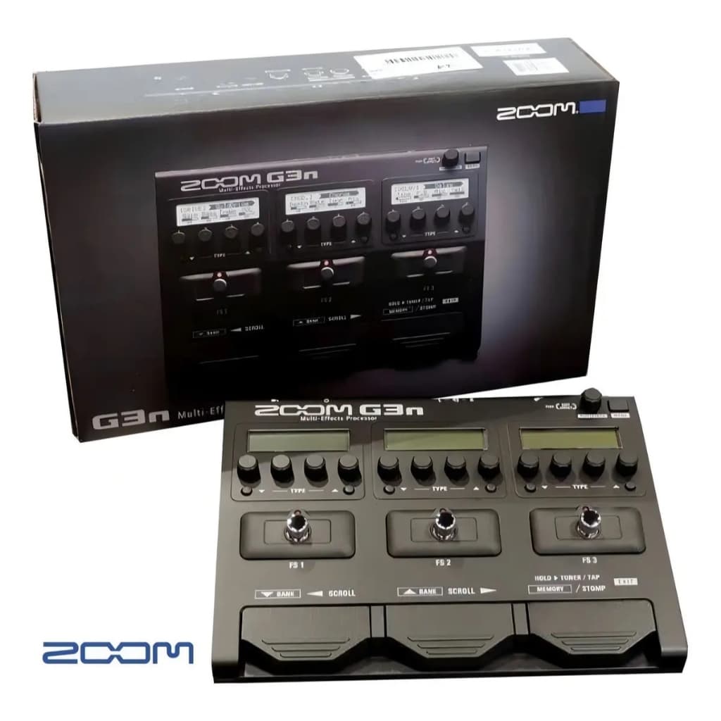 Pedaleira Zoom G3n Multi-Efeitos Para Guitarras Multiefeitos Nova Nota Fiscal