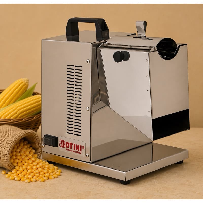 Ralador Elétrico De Milho Verde Bivolt Botini Total Em Inox