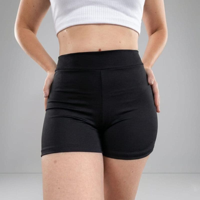 Shorts Academia Feminino Suplex Não transparente Fitness Musculação Treino Yoga Corrida
