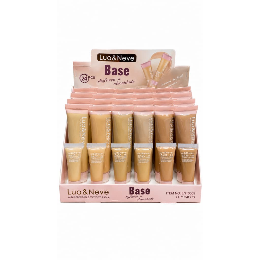 Base Alta Cobertura Resistente á Água Lua & Neve 30ml