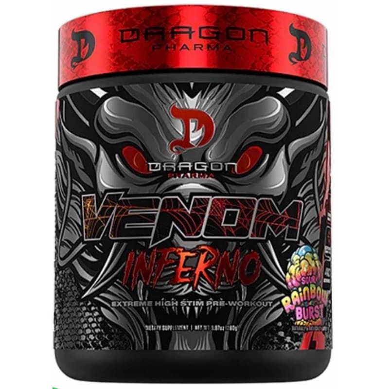 Venom inferno pré treino Dragon - 40 Doses Importado EuA