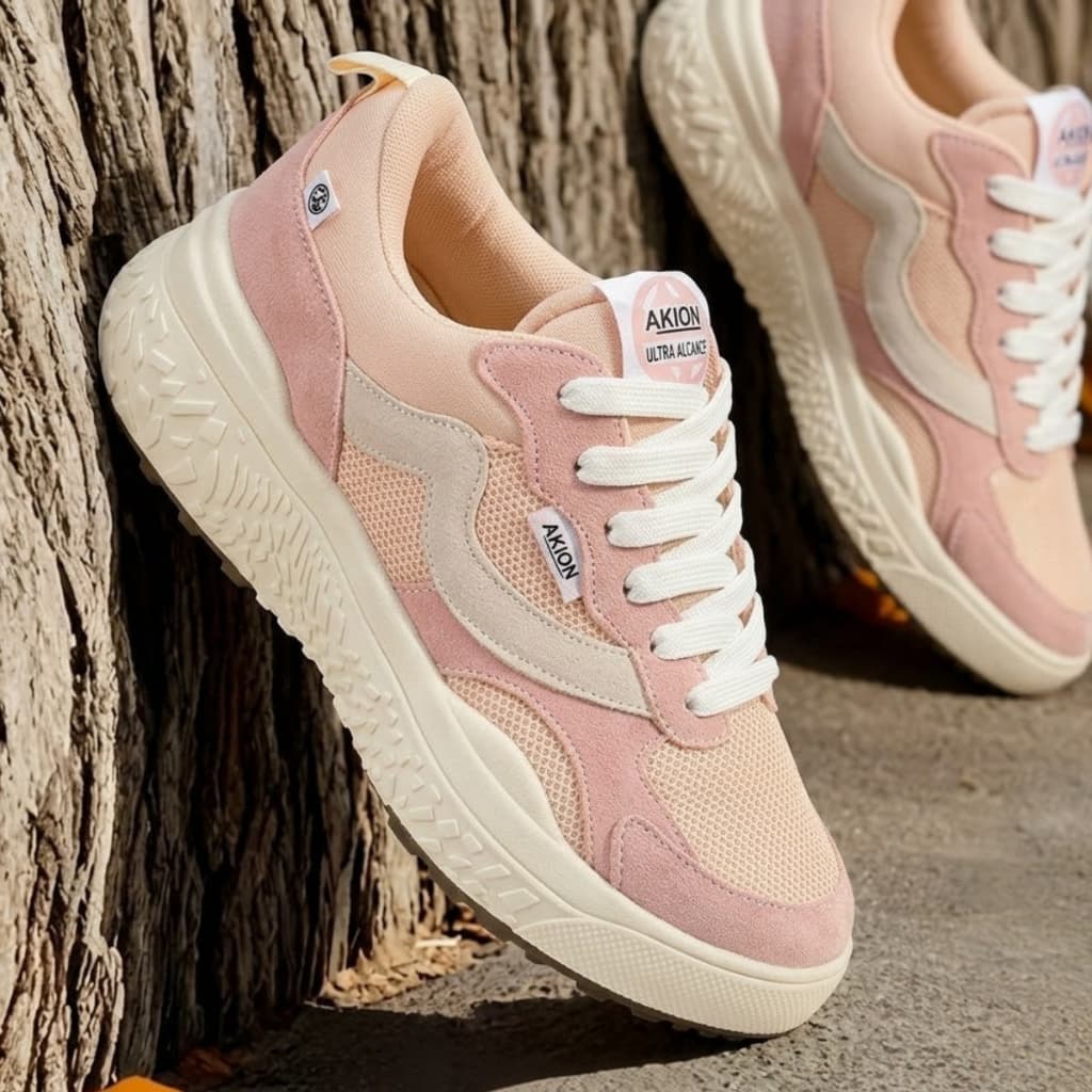 Tênis Feminino Neo Akion Academia Casual Streetwear Caminhada Confortável para Trabalhar Escritório