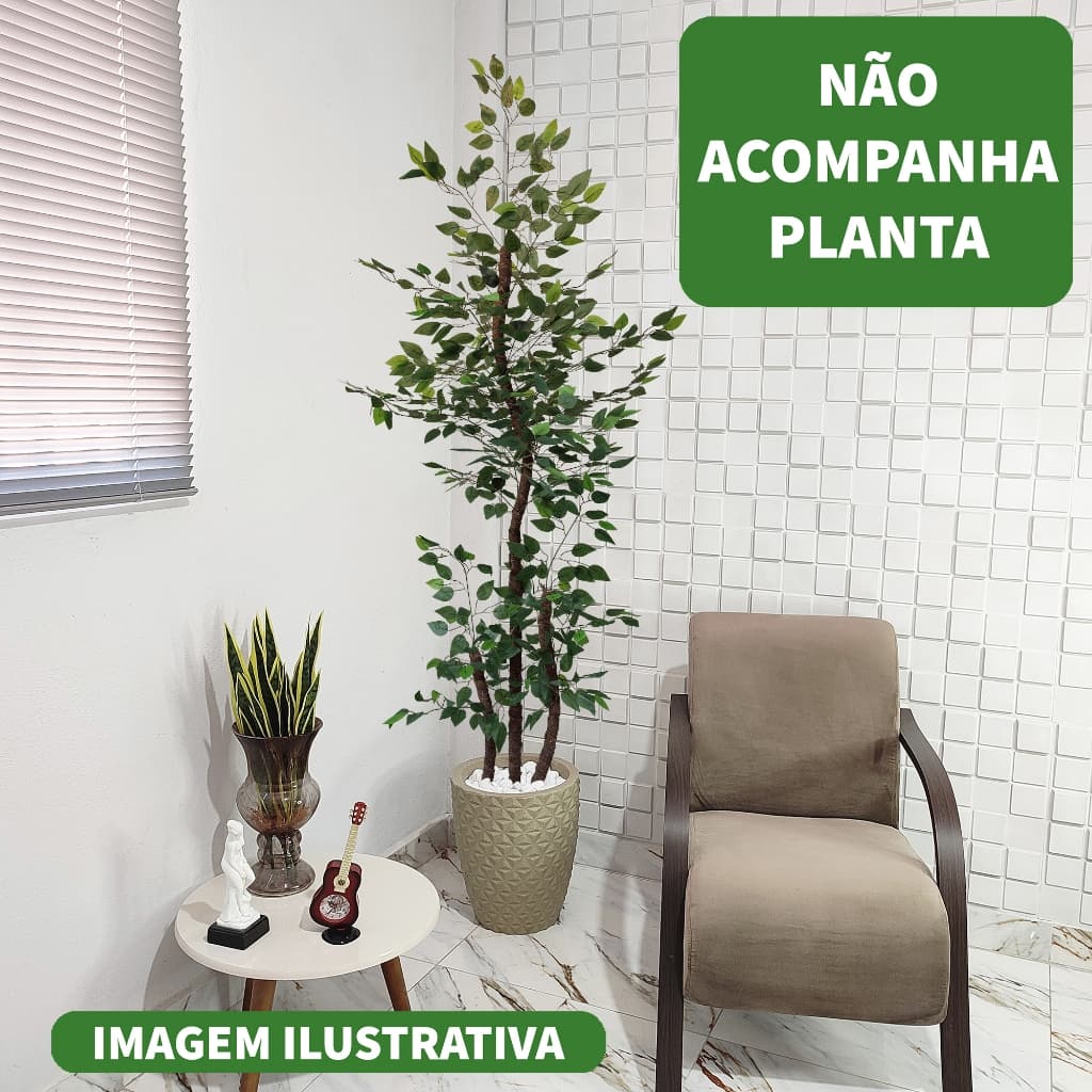 Pedra Jardim Vaso Polietileno Grande Para Plantas Artificiais Naturais Decoração