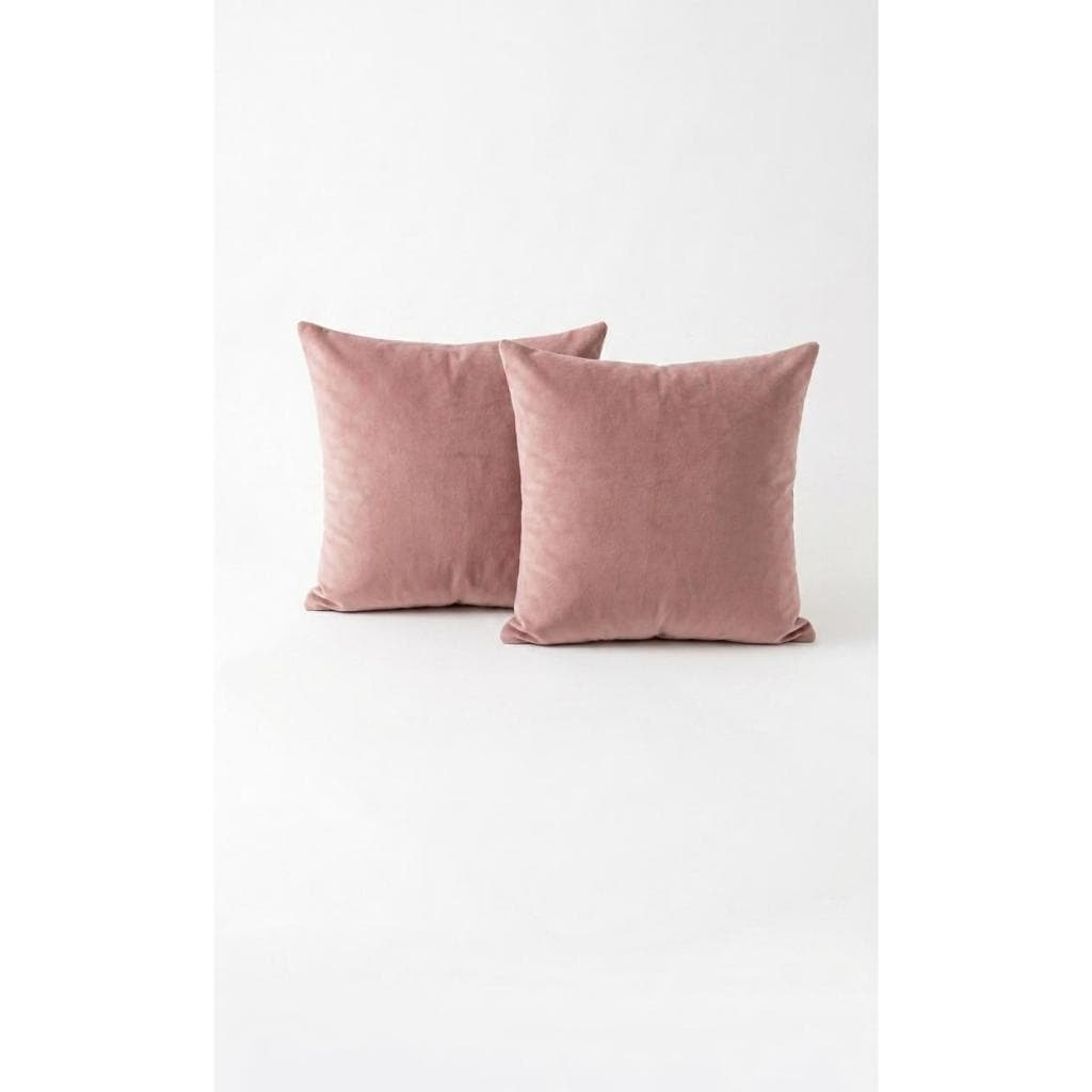 Kit 2 Almofadas Decorativas Rosé 40x40cm Enchimento Incluso
