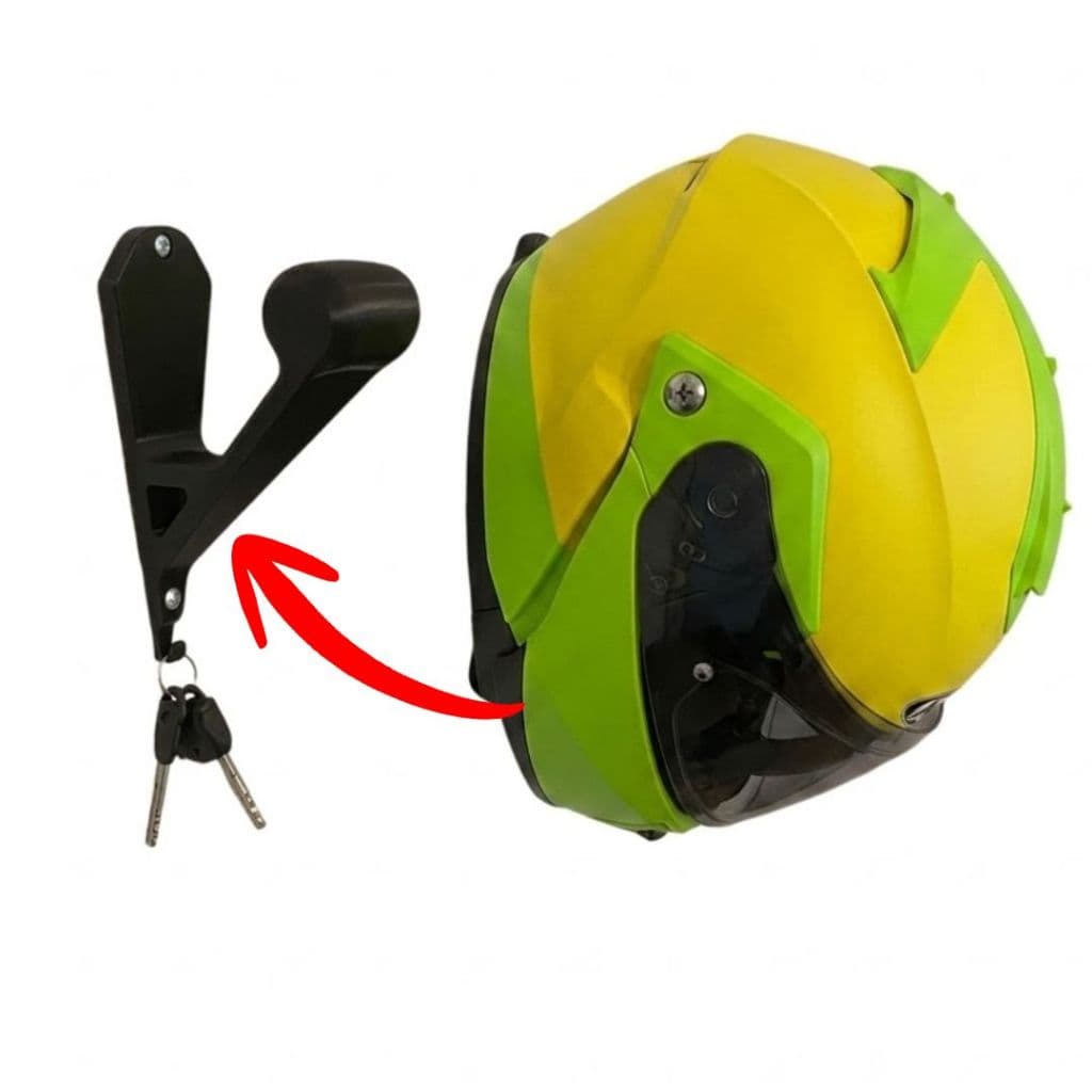Suporte de Parede Capacete Esportivo Compativel com marca Integral Stealth Concept