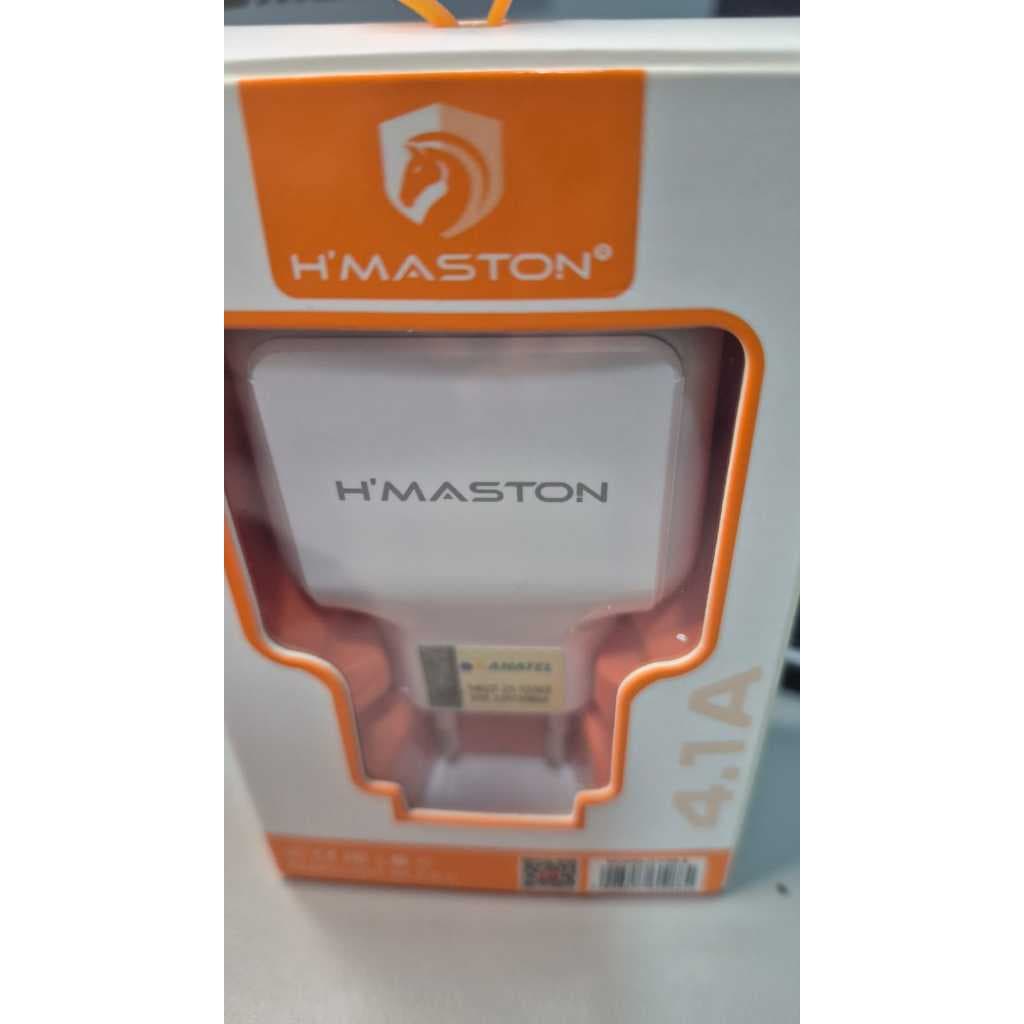 Carregador Turbo H’Maston 4.1A – Modelo Y29-4 - Base ANATEL - USB