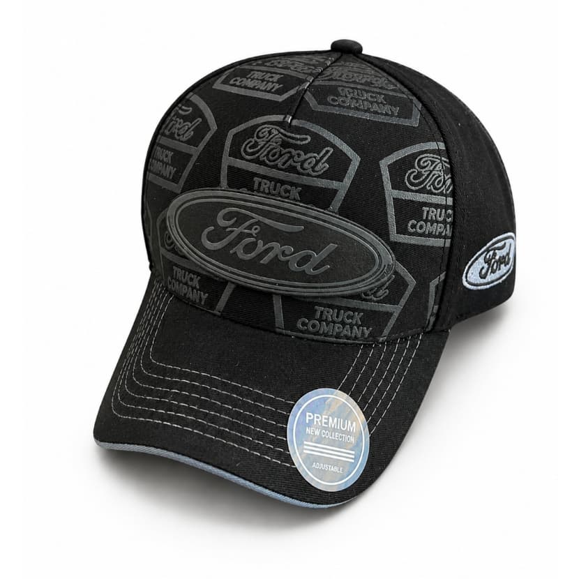 Boné Estiloso Carro | Trucker Premium | Aba Curva | Estampa Bordada ford | 2 Modelos