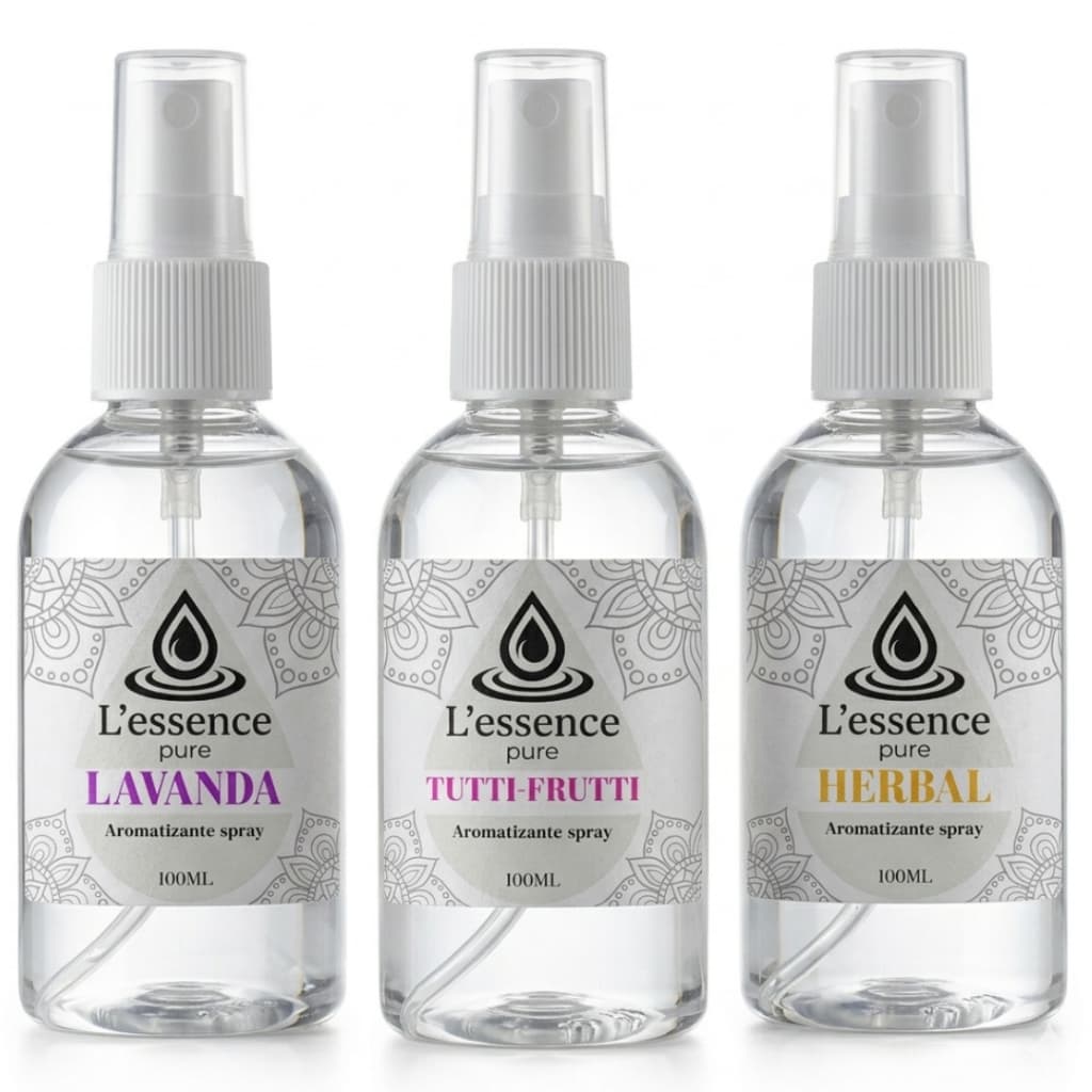 Kit 3\1 Cheirinhos Spray Para Embalagem Aromatizador