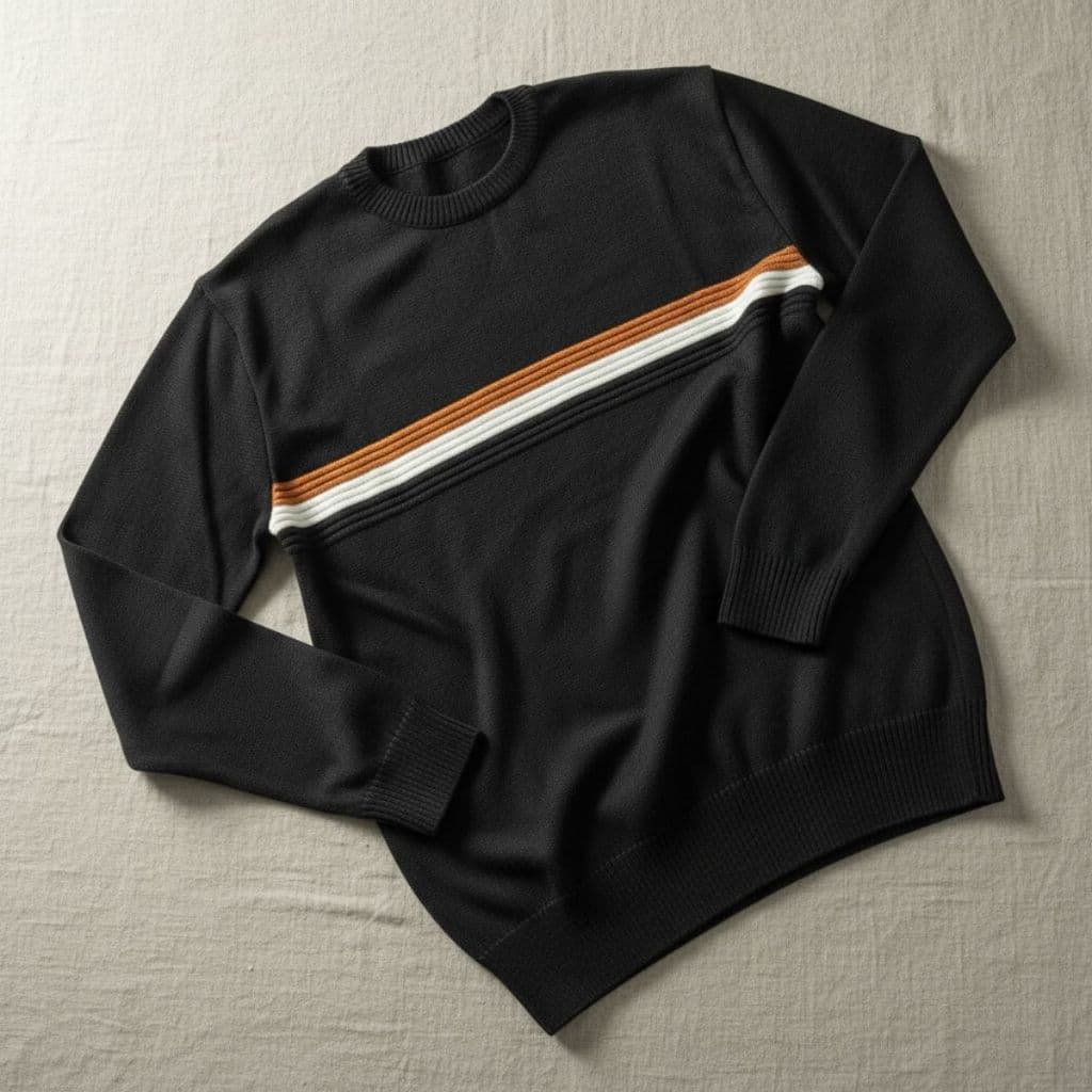 Suéter Blusa Frio Masculino Tricô Manga Longa Inverno Luxo