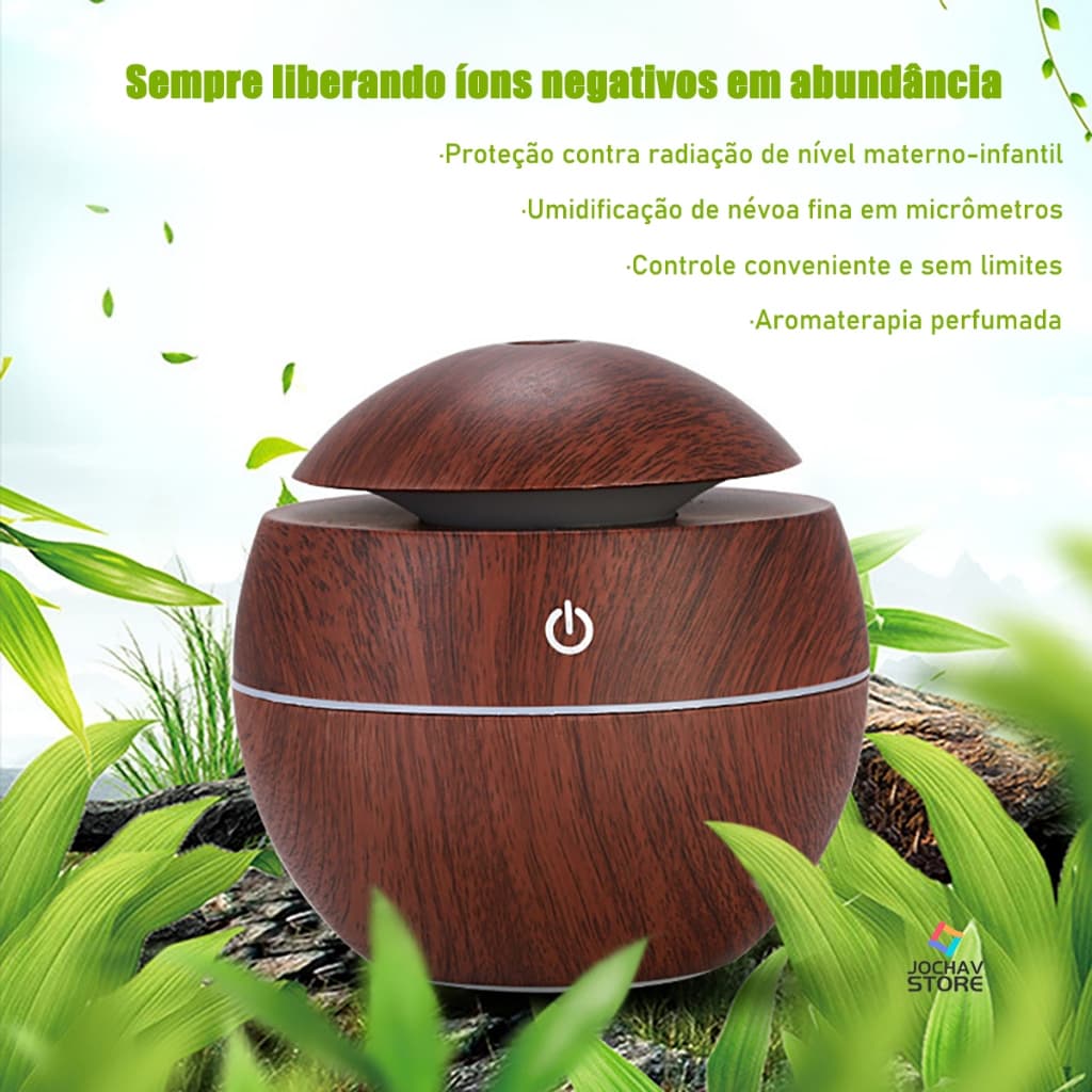 Umidificador Aromatizador De Ambiente Elétrico Grande Umidificador De Ar portátil Usb Com Luz Led Colorido 420ml