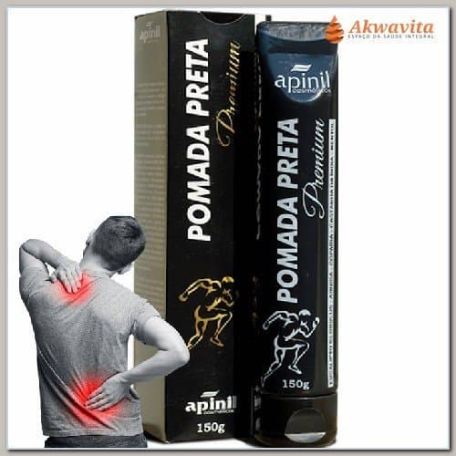 Pomada Preta Massageadora 150G Apinil