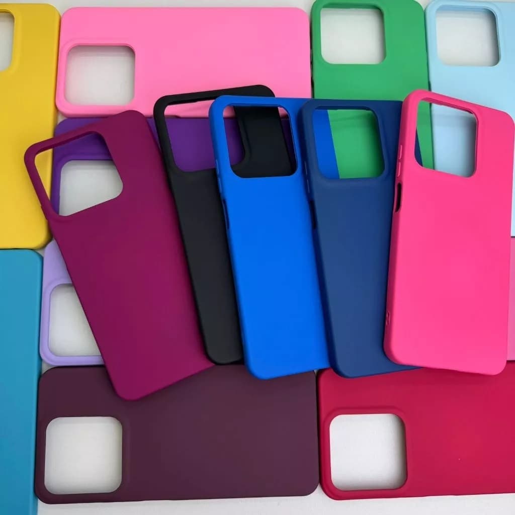 2 duas Capa Realme Note 50 C61 63 C 35 C 33 C55 LG K52 Case Silicone Emborrachada com Veludo