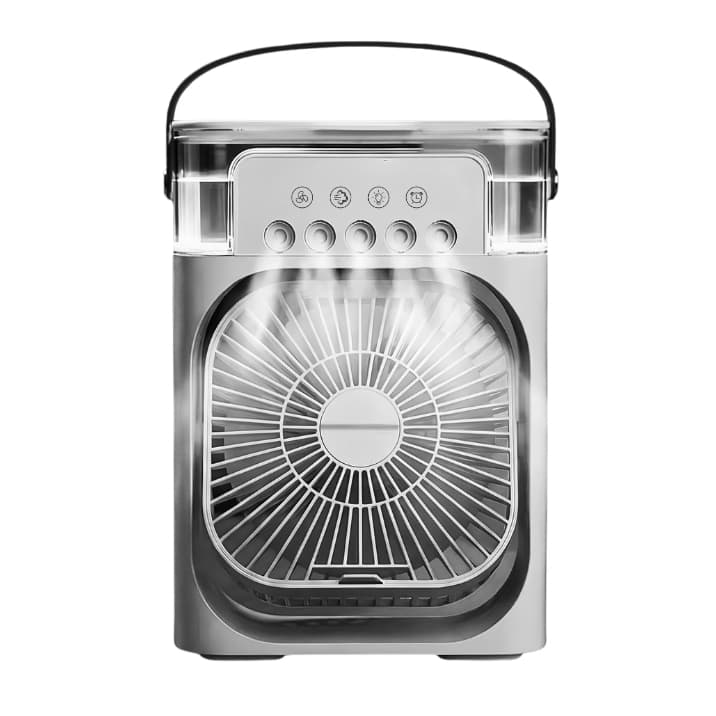 Mini Ventilador Portátil USB | Refrigerador Ar Condicionado Umidificador