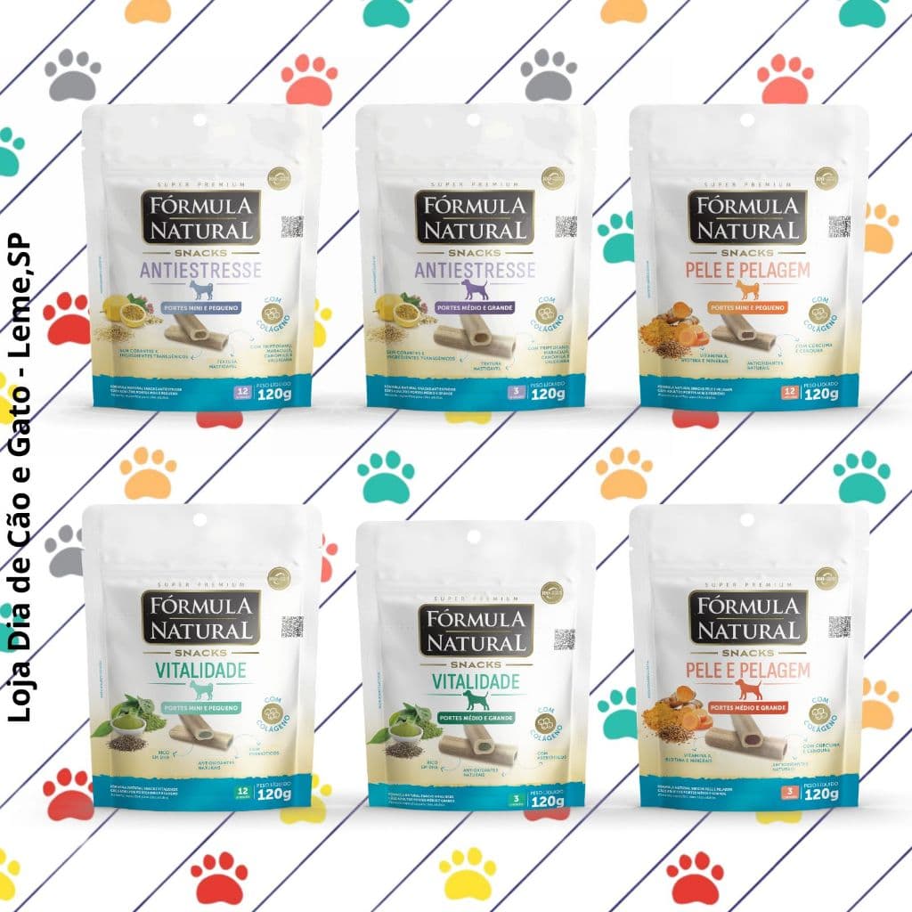 Promoção  - Snack Formula Natural - Vitalidade, Pele e Pelagem e Antiestresse