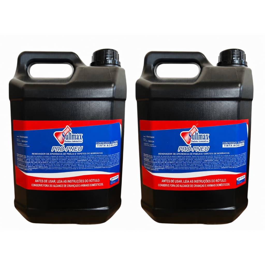 Caixa 2 ProPneu Sulimax Revitalizador Premium para Pneus – Revitalizador de Plásticos e Borrachas