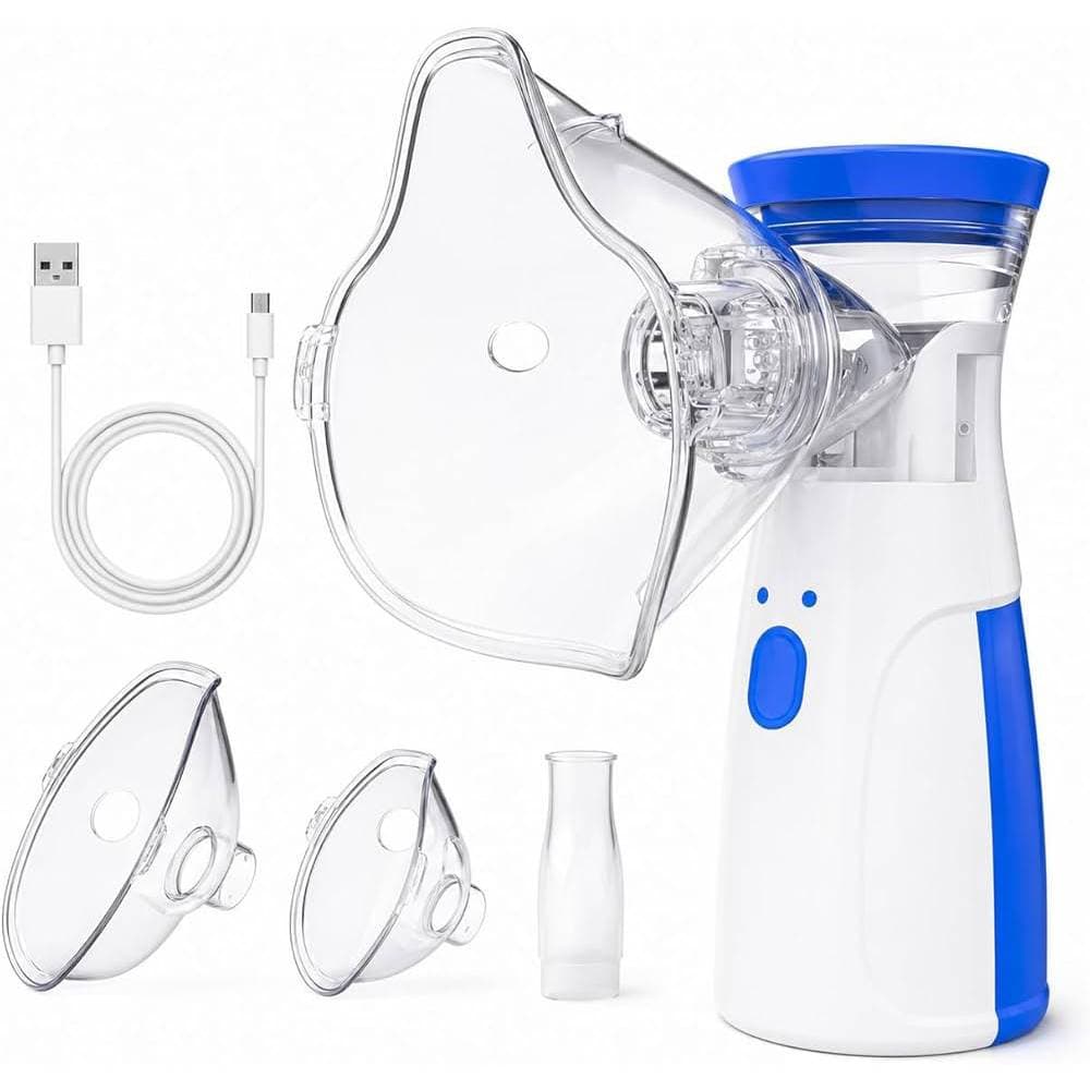Nebulizador Ultrassônico Mesh Silencioso com USB Inalador Adulto Infantil