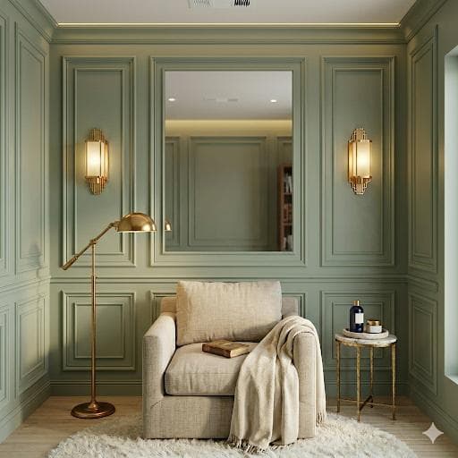 Espelho Decorativo Retangular Moderno Para Sala Quarto Banheiro Lavabo Kit Instalação