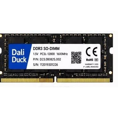 Memória RAM DDR3L para Notebook 8GB 1600Mz 1,35v DALI DUCK