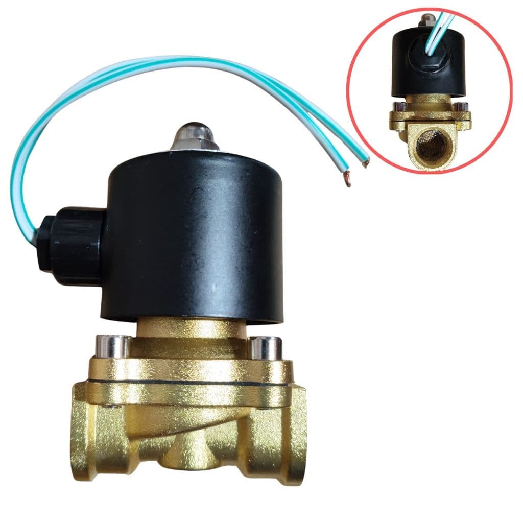 Válvula Solenoide 1/2 24V Para Buzina Marítima Caminhão Suspensão A Ar