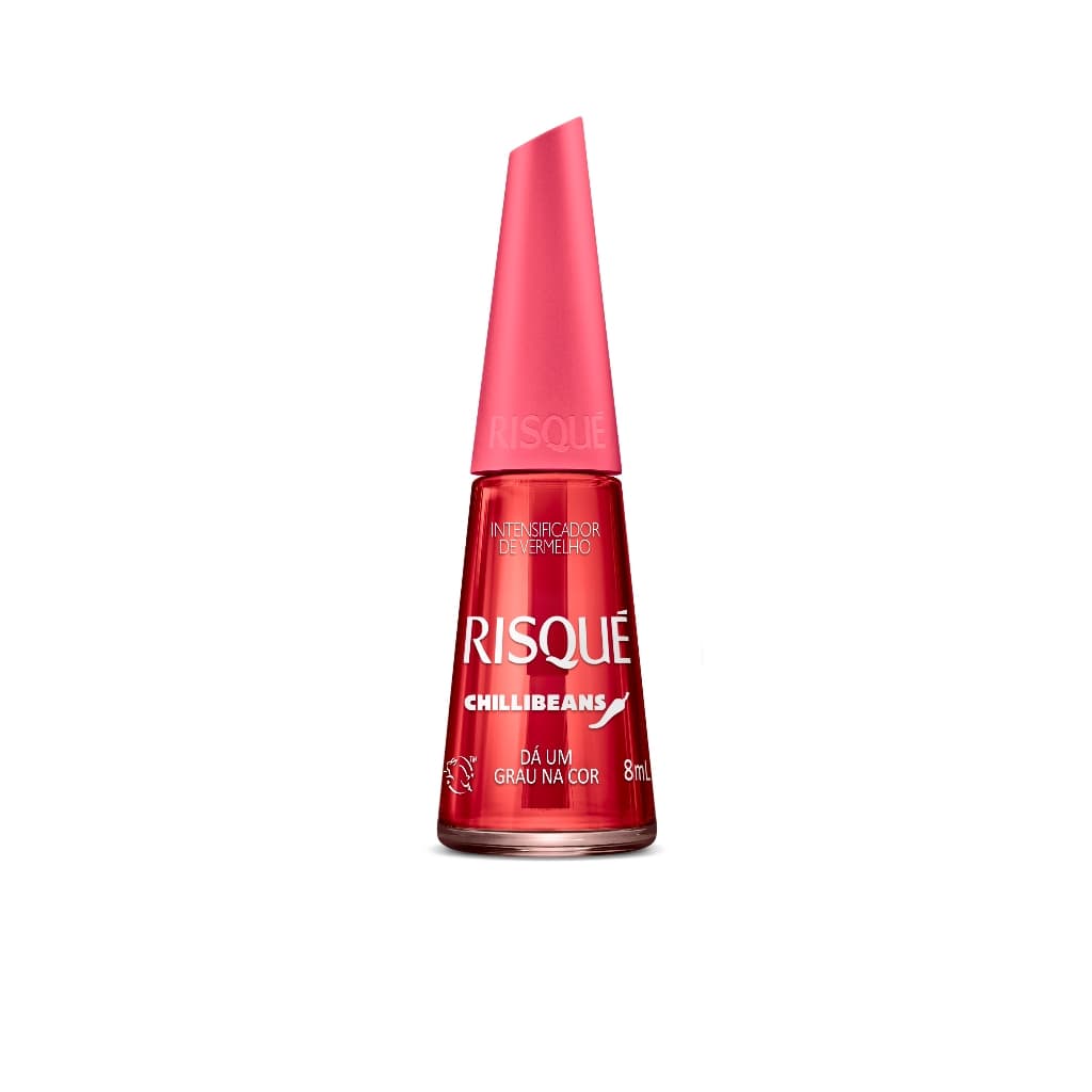 Esmalte vermelho risque cor sortida