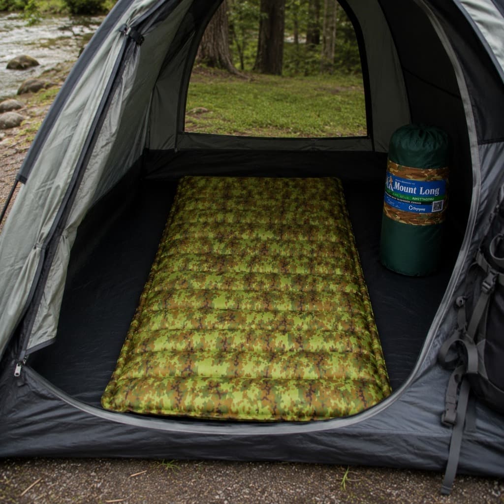Colchonete Solteiro Acampamento Mont Long FA Colchões - 190x60 com Sacola de Transporte Confortável