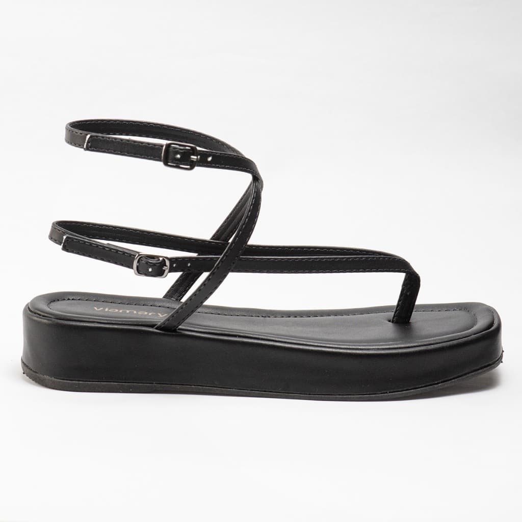 FLAT DEDO Sandalia Feminina Rasteira Sandalinha Flatform Verão Tiras