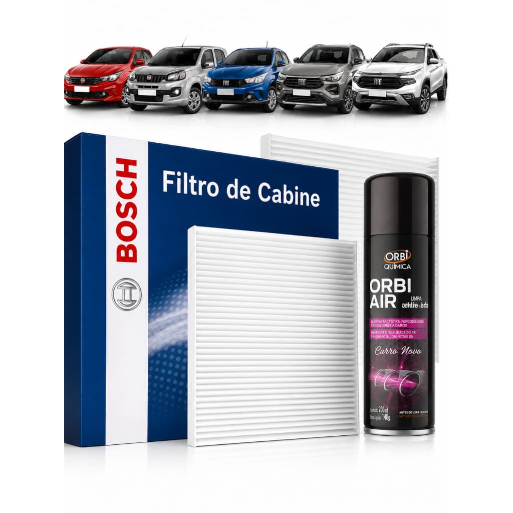 Filtro Ar Condicionado Palio Mobi Uno Argo Cronos Bosch Orbi