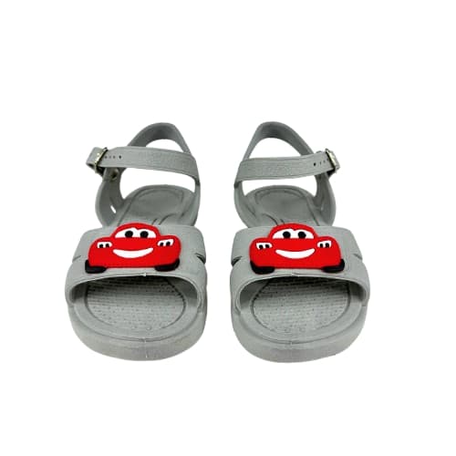 Sandalia Infantil Confortavel Leve Com Aplique Colorido Ajustavel Casual Dia a Dia Menino Escolar