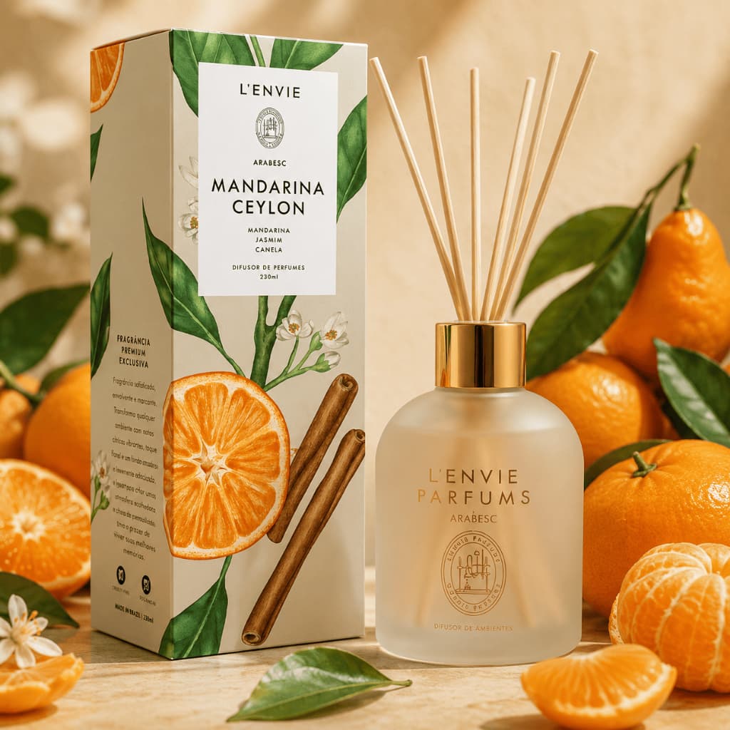 Difusor De Perfumes Lenvie Mandarina Ceylon 200ml
