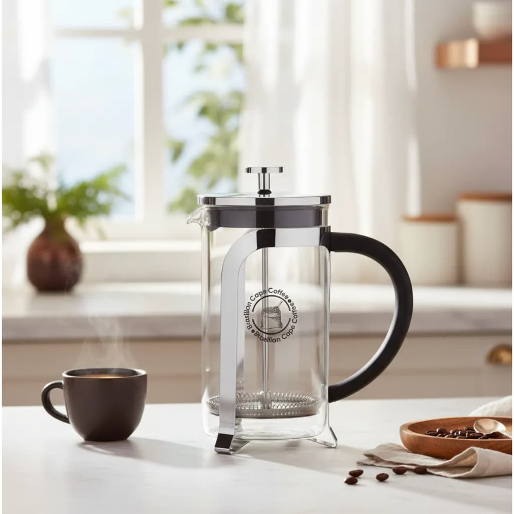 Cafeteira Prensa Francesa Cremeira 800ml Leite Cremoso Capuccino Café Chá chaleira ervas