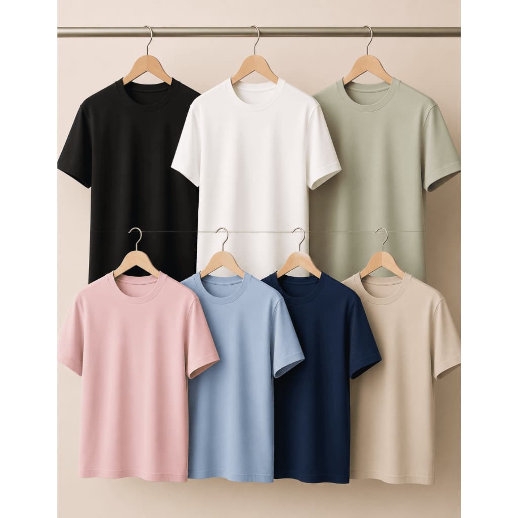 Kit 3 Camisetas Masculinas Lisa Básica Malha Fria Tecnológica Premium Dry Fit Slim Cores Sortidas