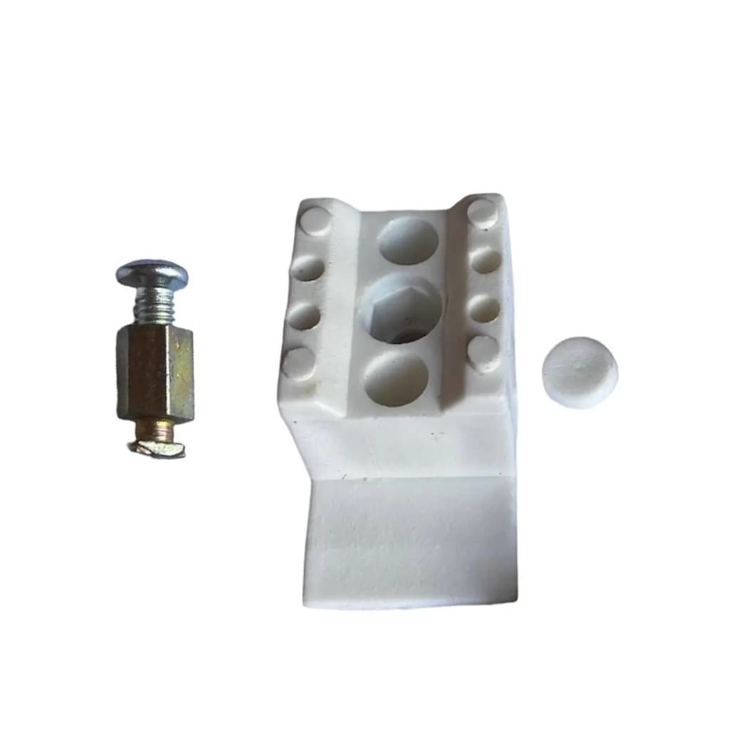 Batedor (bate) Inferior Para Box De Banheiro De Vidro Branco