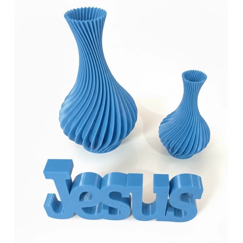 Kit Decoração Sala Trio Palavra Jesus Preto E Par De Vasos Espiral