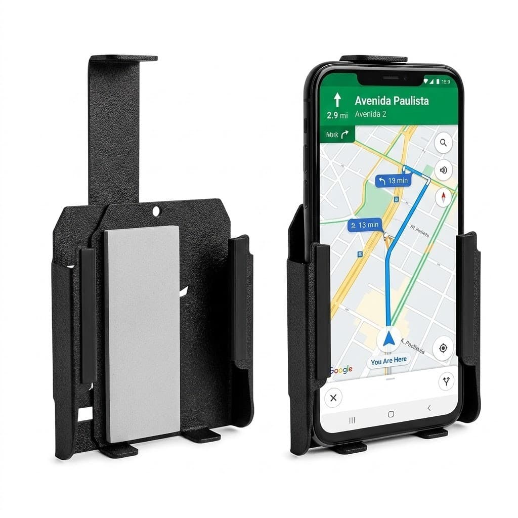 Suporte Celular Articulado Moto de Ferro Resistente Universal