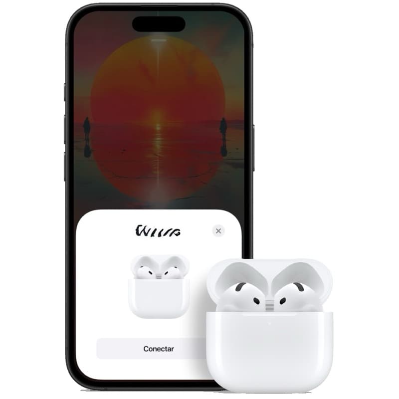 AirPods 4 Sem Fio Bluetooth - Cancelamento Ade Ruído, Conectividade Estável, Design Ergonômico