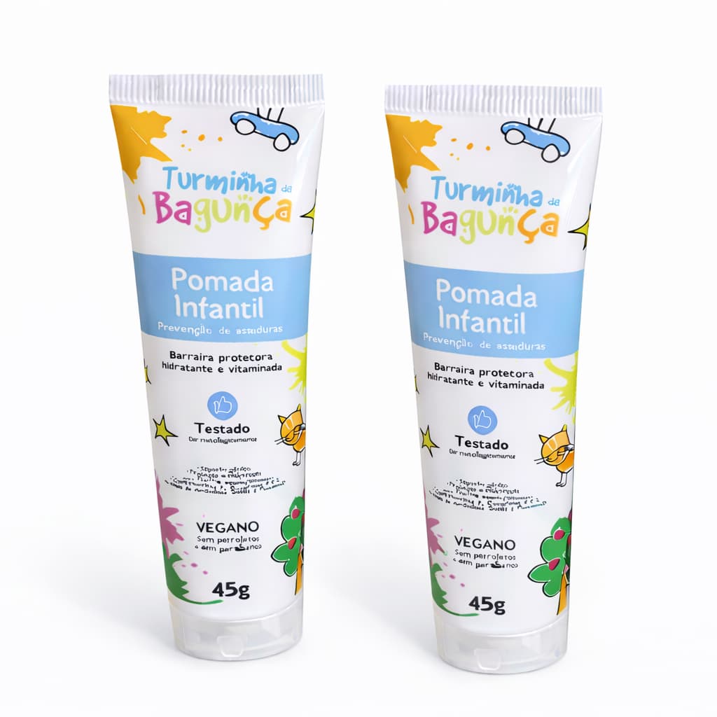Kit 2 Pomadas Assadura Turminha Da Bagunça 45g
