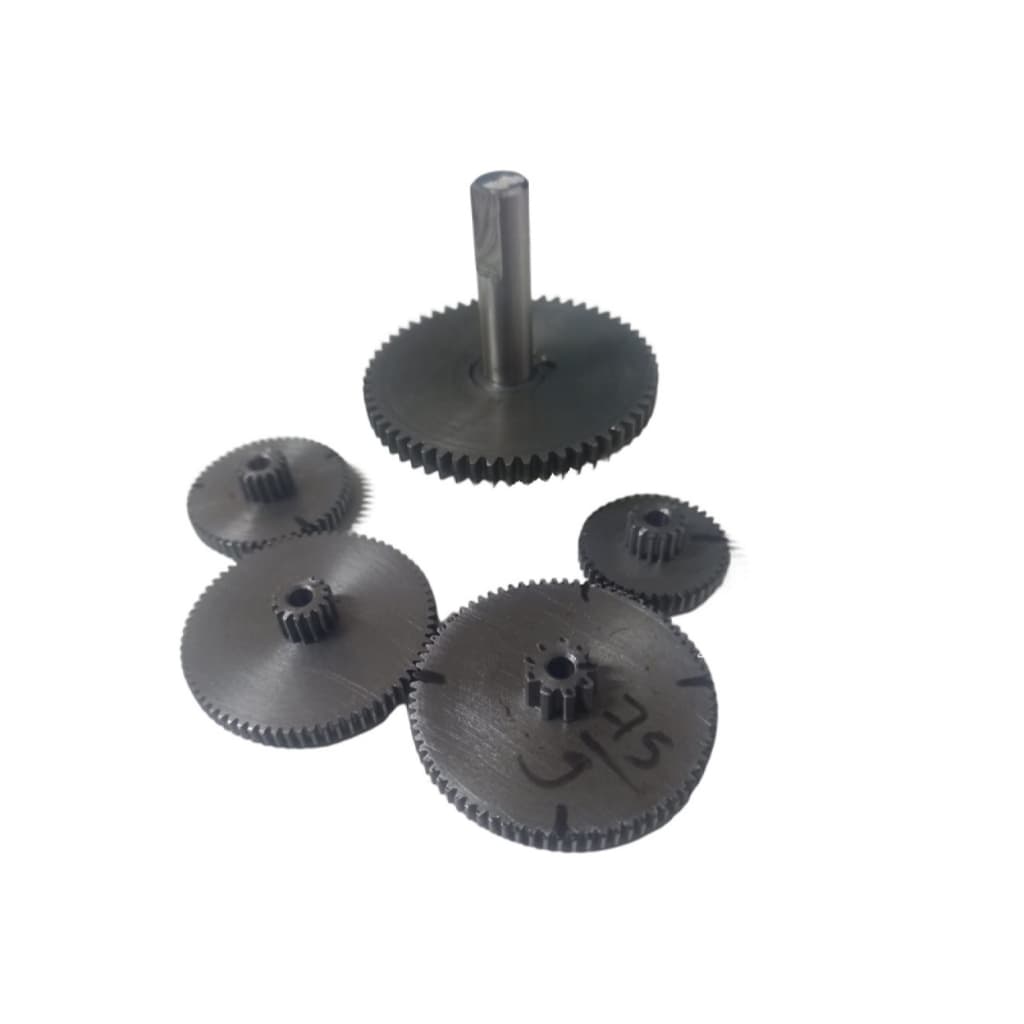 kit conjunto 5 engrenagem reposição caixa redução microredutor motorredutor braço bandeja máquina gelo Everest