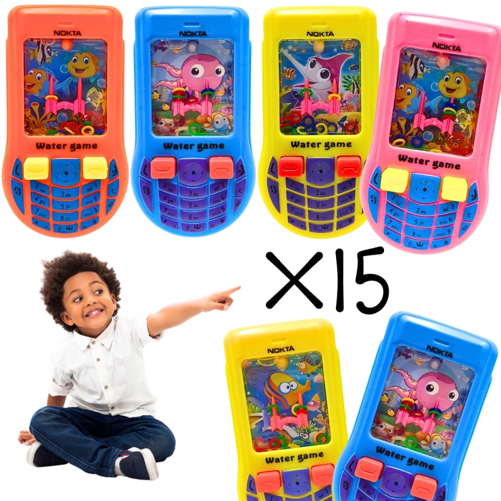 15 Jogos Joguinho Brinquedo Argola Aquaplay Controle Vídeo Game Joystick Prenda Lembrancinha Atacado