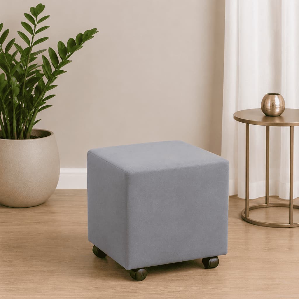 Promoção Top Capa de Puff Quadrado 35x35cm em Tecido Malha Premium