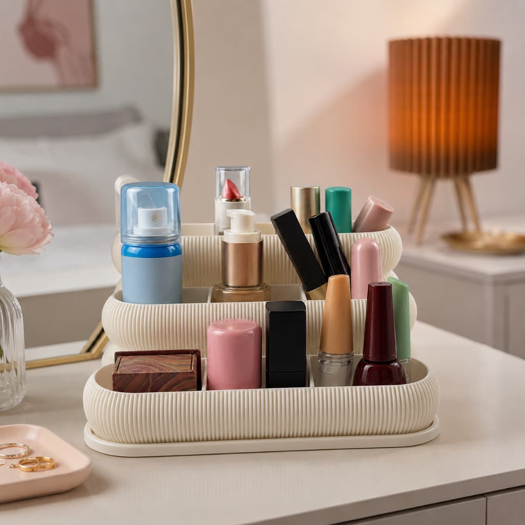 Organizador Antares | Organizador Multiuso para Maquiagem, Cosméticos e Escritório