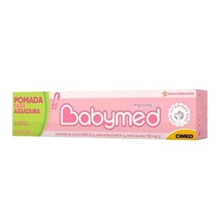 Babymed Rosa Pomada Para Assaduras 100mg - 45g - Cimed