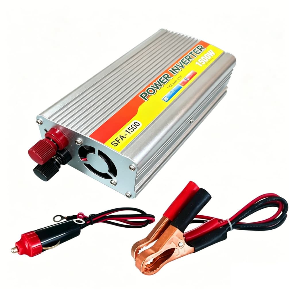 1500W Inversor De Potência De Para Carro Inversor Solar Transformador De Tensão USB Portátil DC 12V To AC 110V