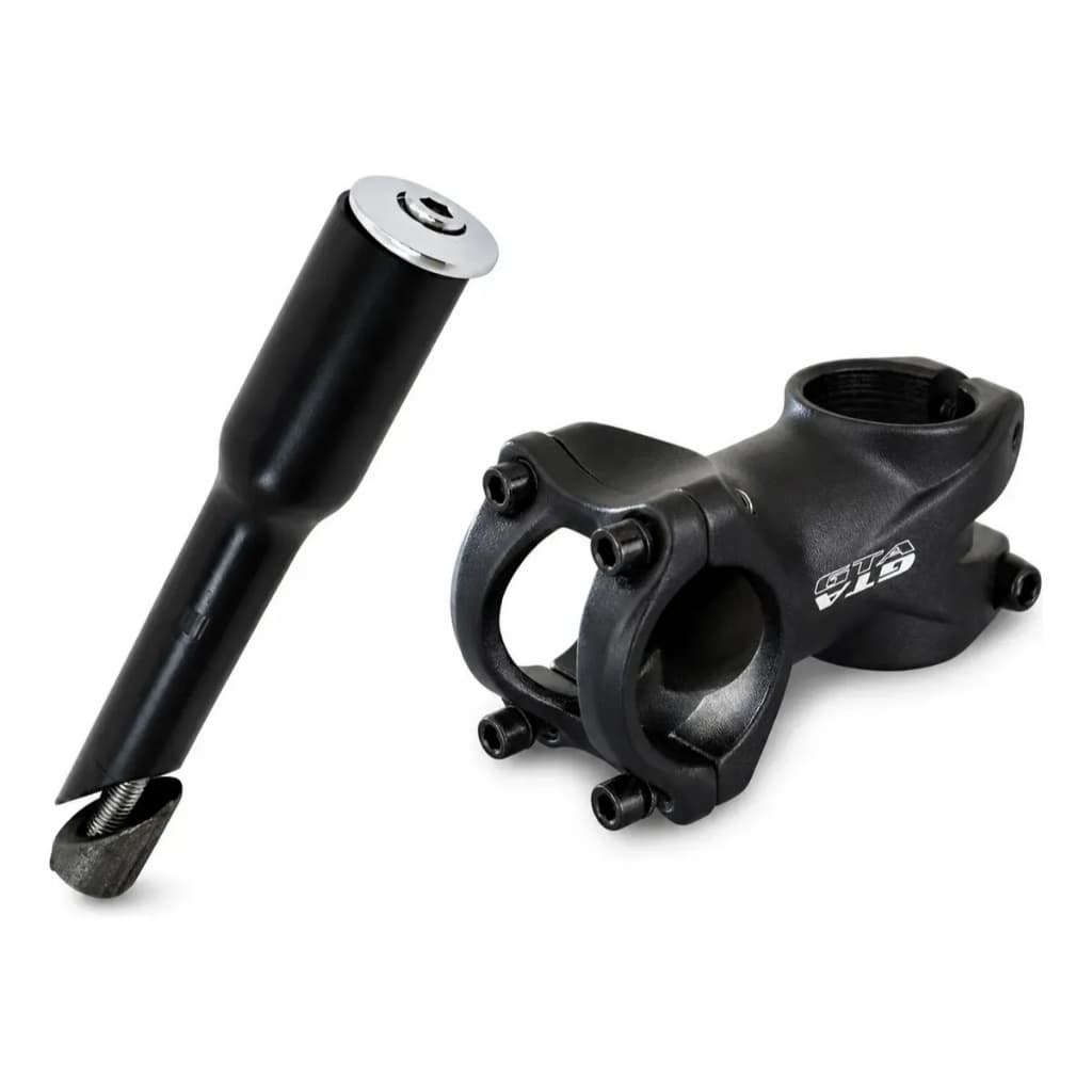 Mesa Suporte Guidão Gta 60mm 31.8mm Aheadset + Canote Adaptador Standard 21.1mm