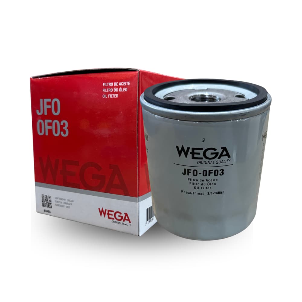 Filtro de Óleo Wega Blindado JFO0F03 Caoa Chery Arrizo 5, Tiggo 2, Tiggo 5x, Tiggo 7 Pro Tiggo 8 Pro.
