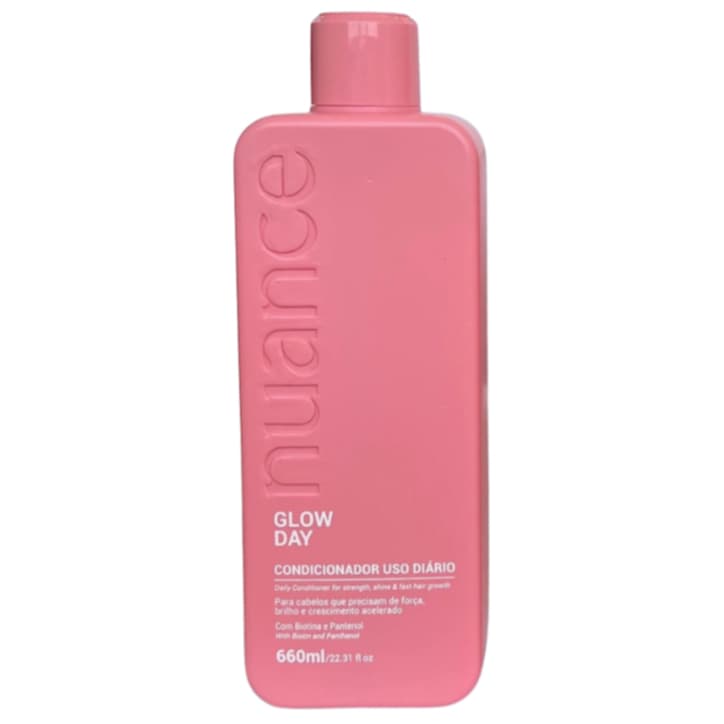 Condicionador Nuance Glow Day 660ml Crescimento Capilar Brilho Diário