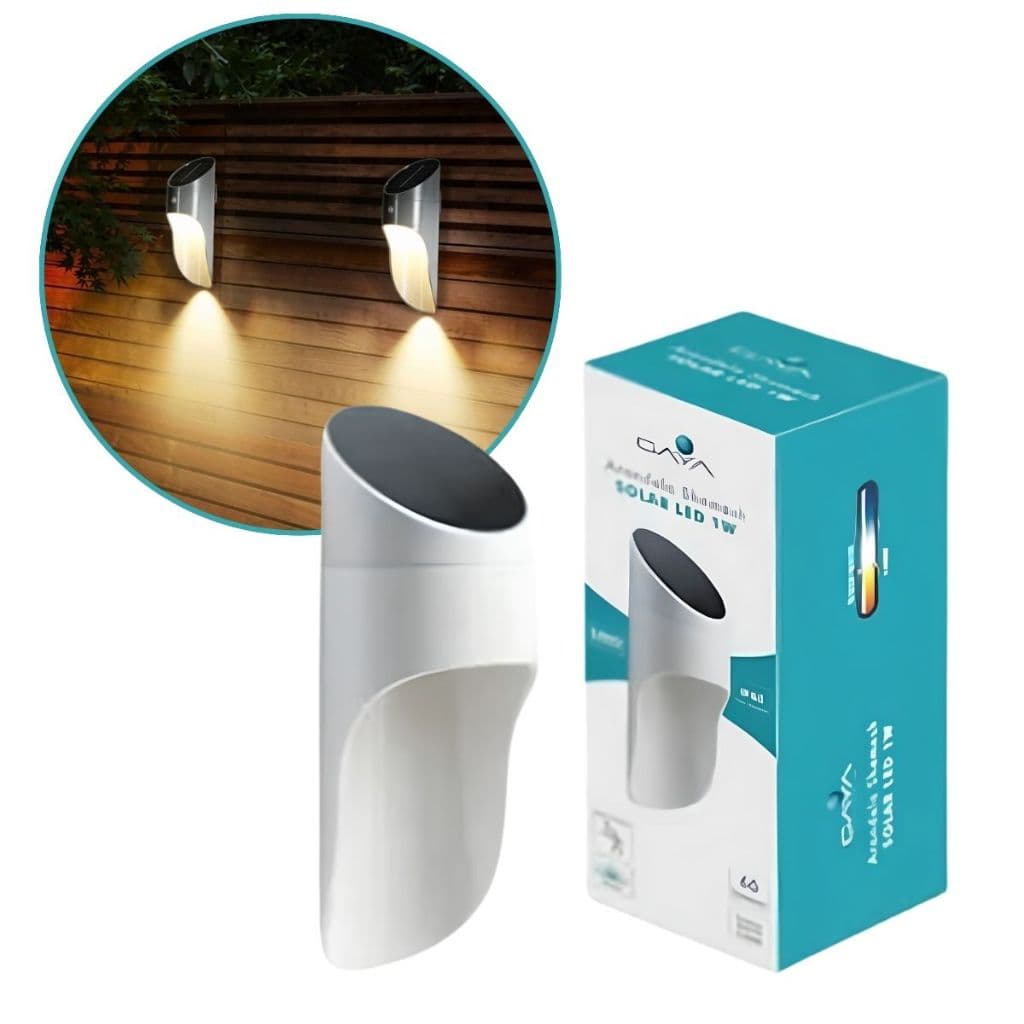 ARANDELA LED EXTERNA SENSOR DE PRESENÇA 1W SHEMESH GAYA