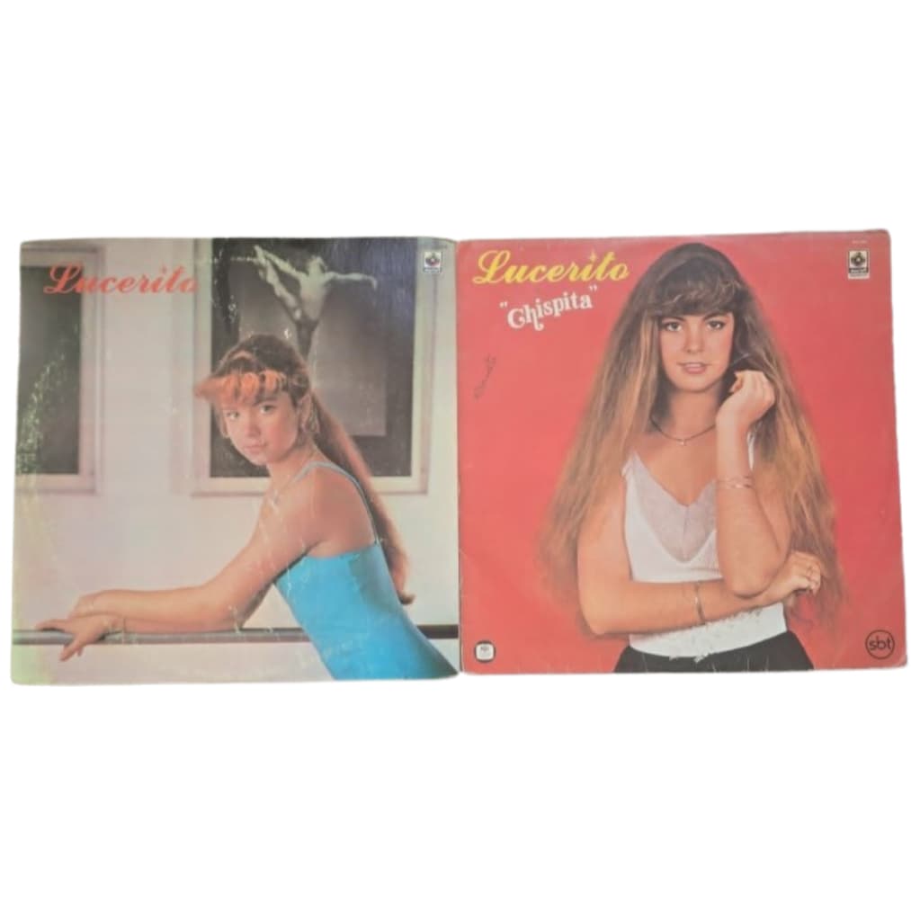 Kit de 2 LP da Lucero: Con Tan Pocos Años (importado do México) + Chispita (Fuego & Ternura)