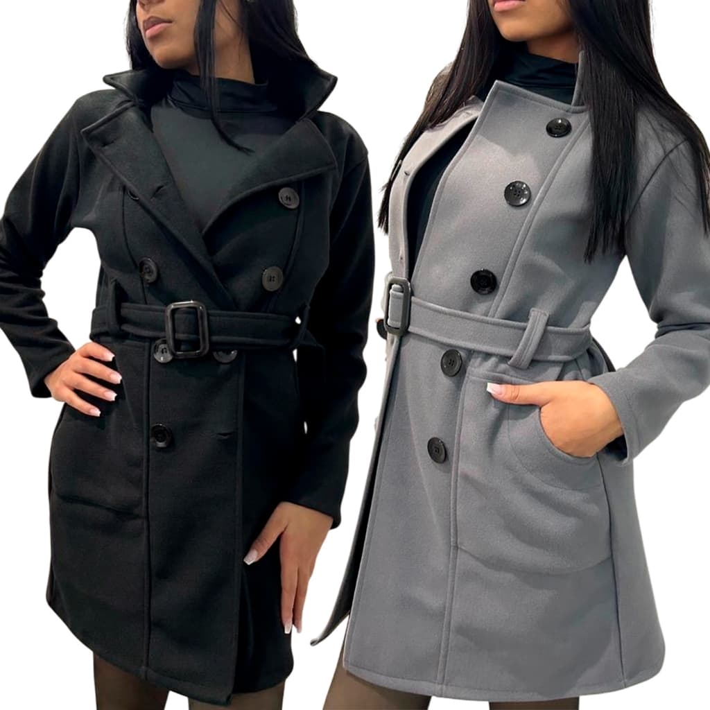 Blazer Feminino Casaquinho Alfaiataria Social Elegante Acinturado Manga Longa Moda Feminina