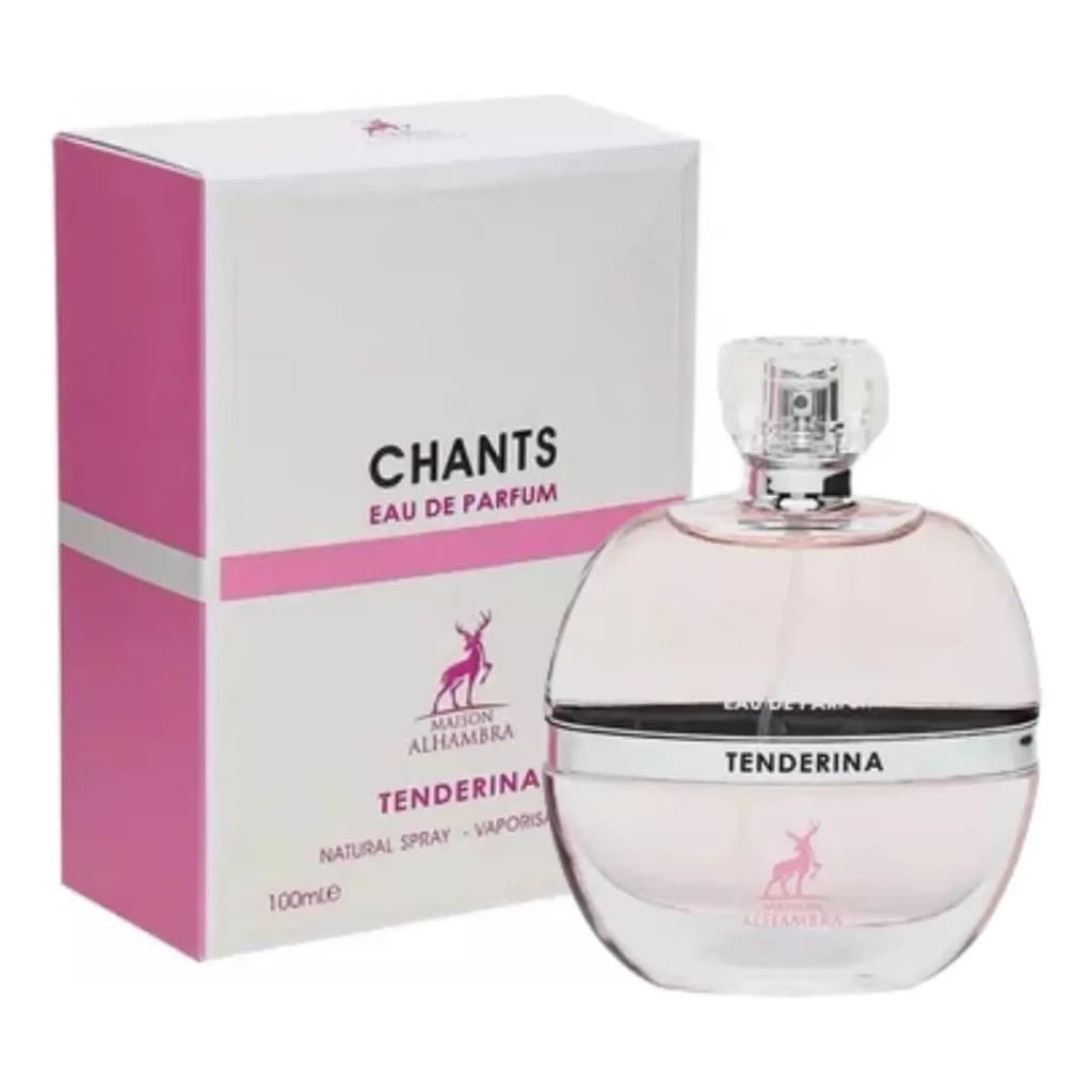 Perfume Árabe Chants Tenderina Maison Alhambra Feminino 100 Ml Original Com Selo Holográfico e NF